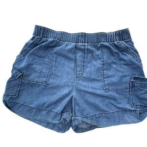 LUCKY BRAND x Womens Zoe Bermuda Stretchy Jean Shorts Size Large